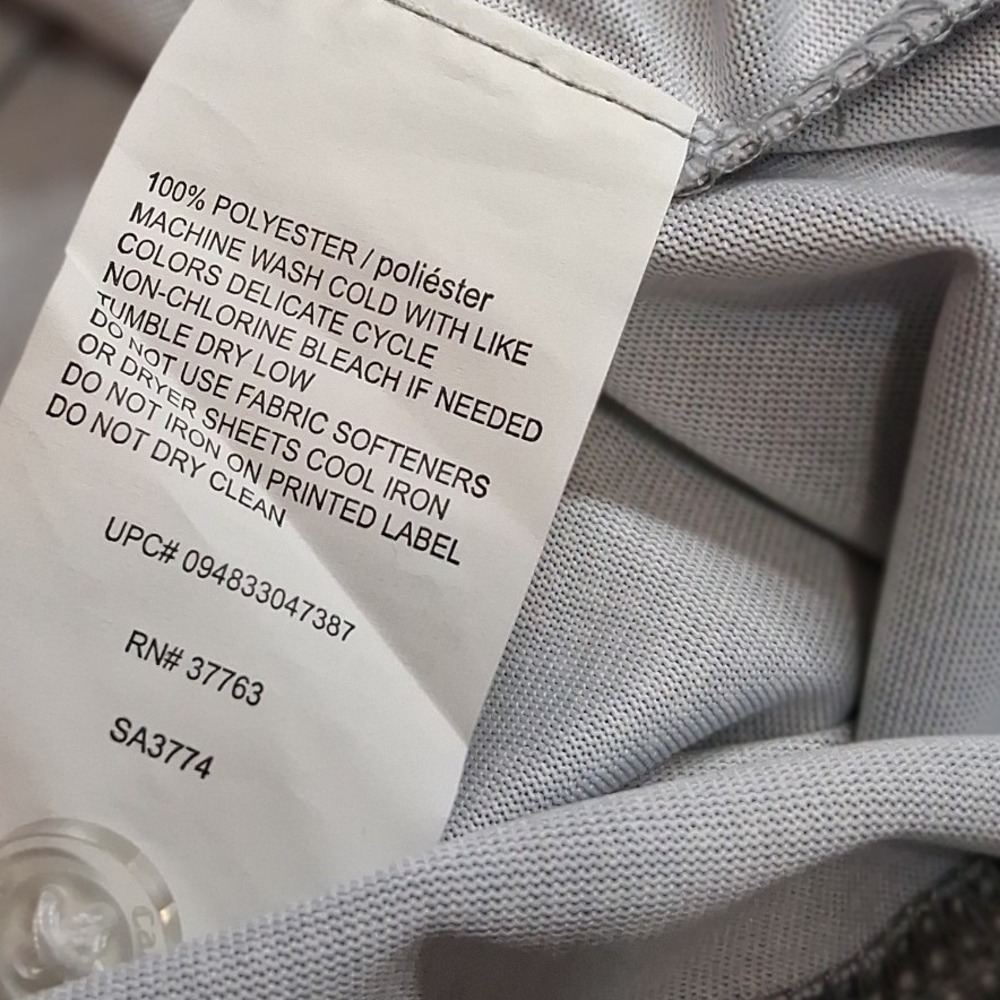 NWT Callaway Opti-Dri Golf Polo Shirt Mens XXL Grey Quiet Shade CGKS80Z6SA - Picture 8 of 10